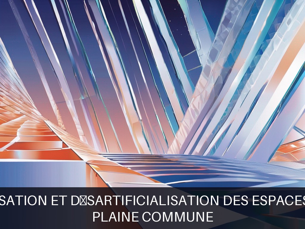 Illustration pour Plaine Commune: Végétalisation et désartificialisation des espaces publics