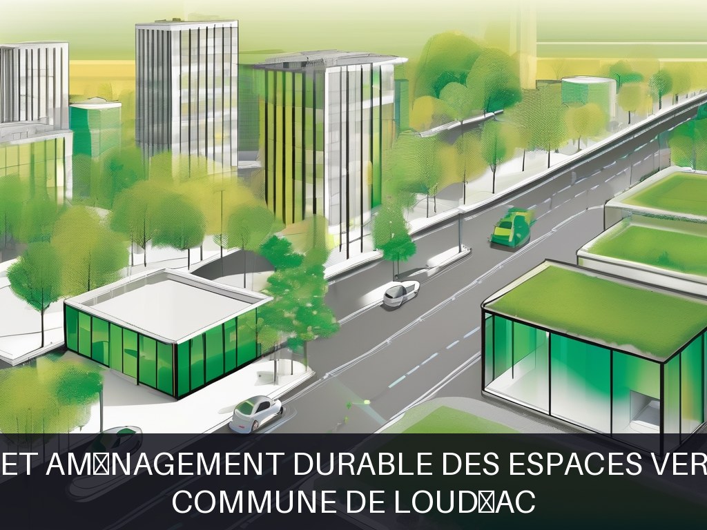 Illustration pour Commune de Loudéac: Entretien et aménagement durable des espaces verts urbains
