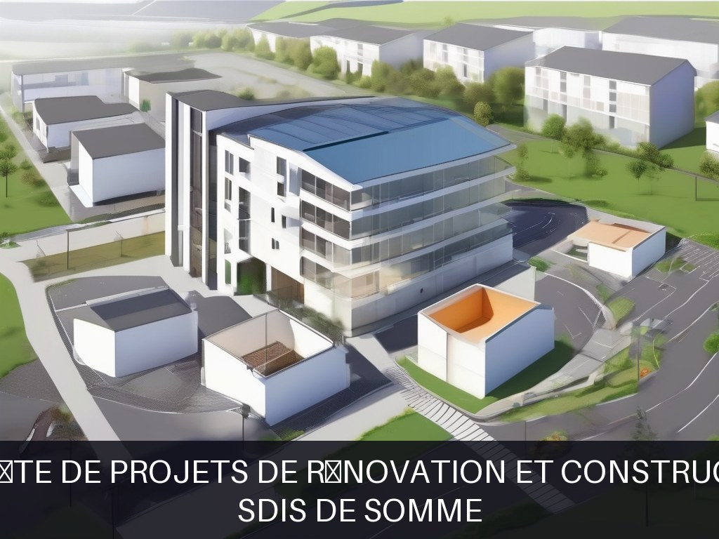 Illustration pour SDIS de Somme: Gestion complète de projets de rénovation et construction sécurisée