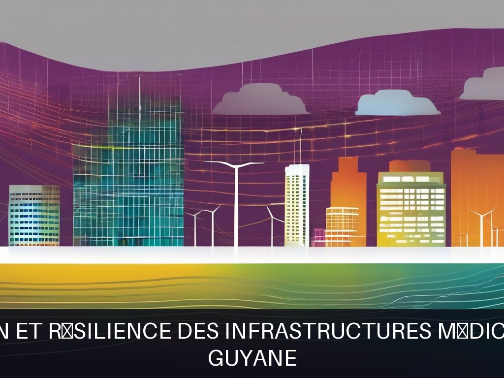 Illustration pour Guyane: Adaptation et résilience des infrastructures médico-sociales (Potentiel à Court Terme)