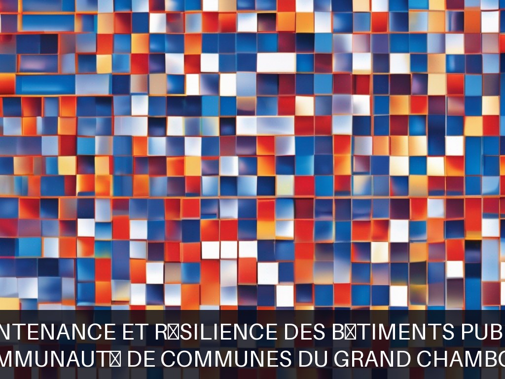 Illustration pour Communauté de communes du Grand Chambord: Maintenance et résilience des bâtiments publics
