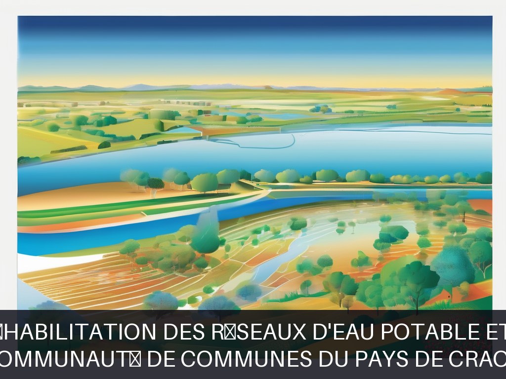 Illustration pour Communauté de Communes du Pays de Craon: Optimisation et réhabilitation des réseaux d'eau potable et d'assainissement