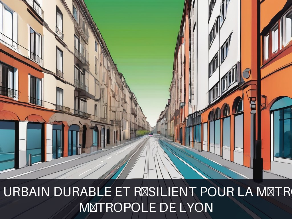 Illustration pour Métropole de Lyon: Aménagement urbain durable et résilient pour la Métropole de Lyon