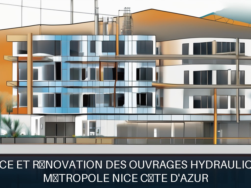 Illustration pour Métropole Nice Côte d'Azur: Maintenance et rénovation des ouvrages hydrauliques GEMAPI