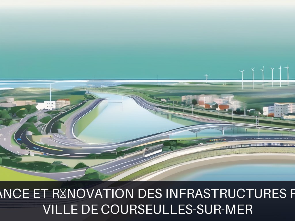 Illustration pour Ville de Courseulles-sur-Mer: Maintenance et rénovation des infrastructures publiques