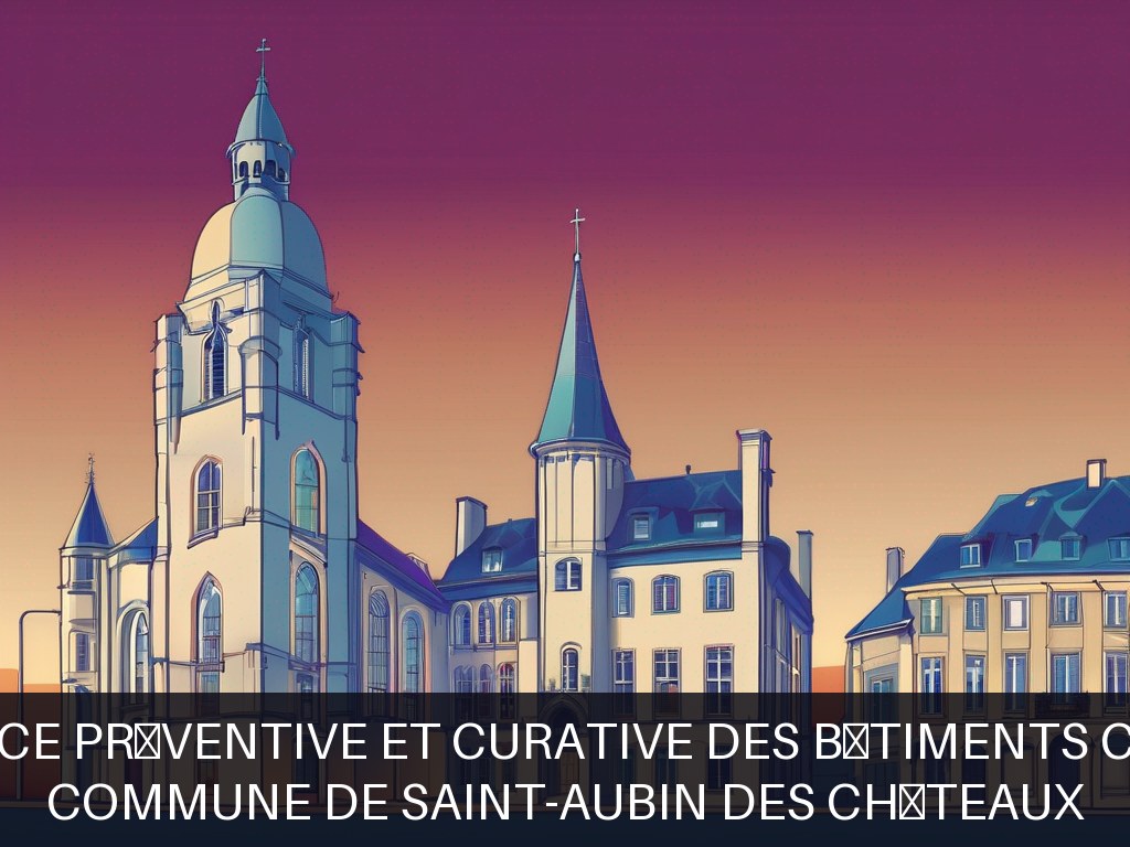 Illustration pour Commune de Saint-Aubin des Châteaux: Maintenance préventive et curative des bâtiments communaux