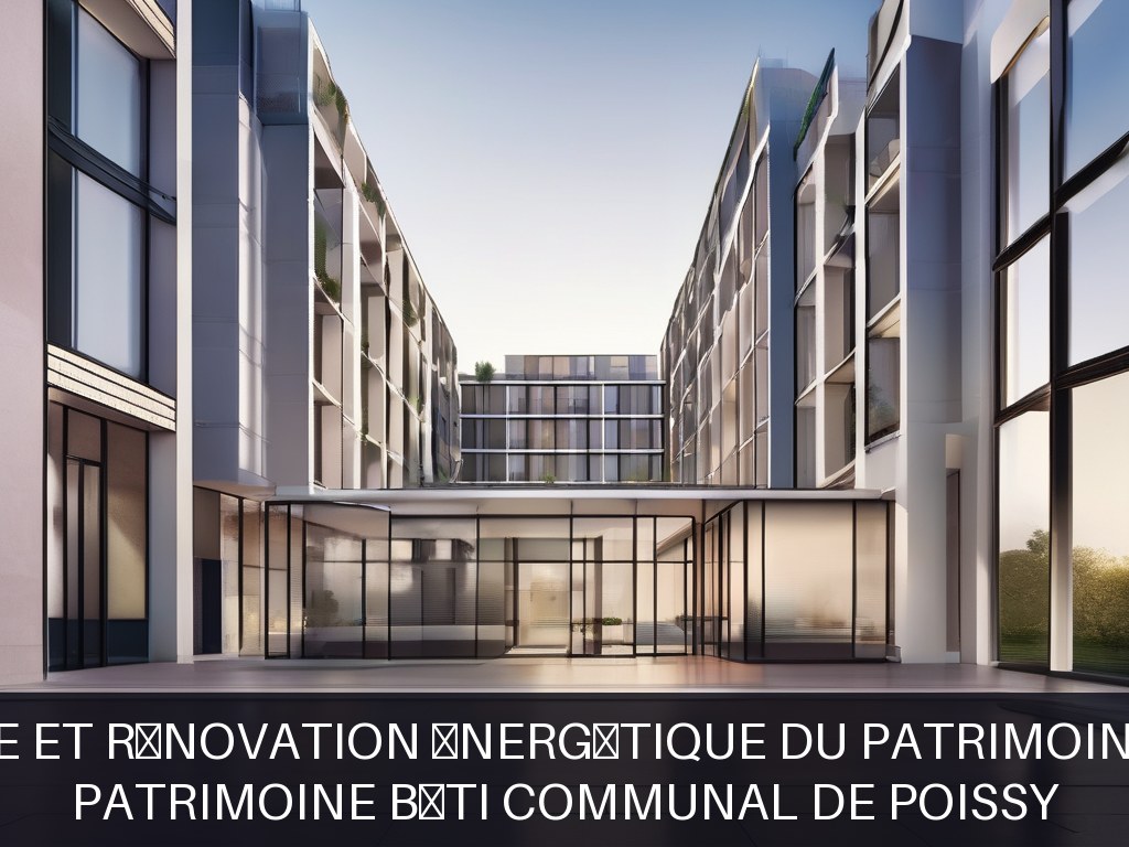 Illustration pour Patrimoine bâti communal de Poissy: Maintenance et rénovation énergétique du patrimoine communal
