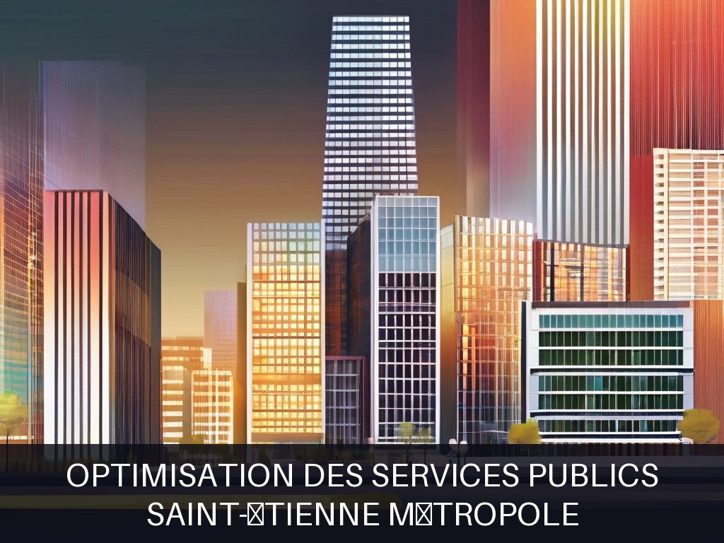 Illustration pour Saint-Étienne Métropole: Optimisation des services publics