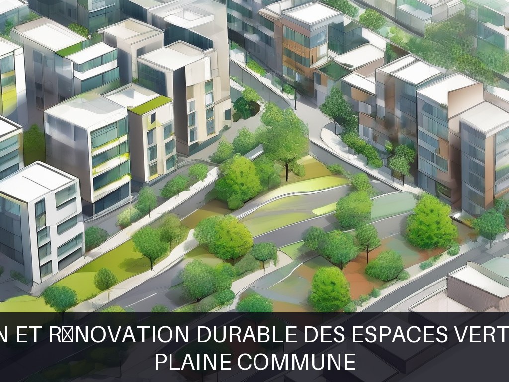 Illustration pour Plaine Commune: Entretien et rénovation durable des espaces verts urbains