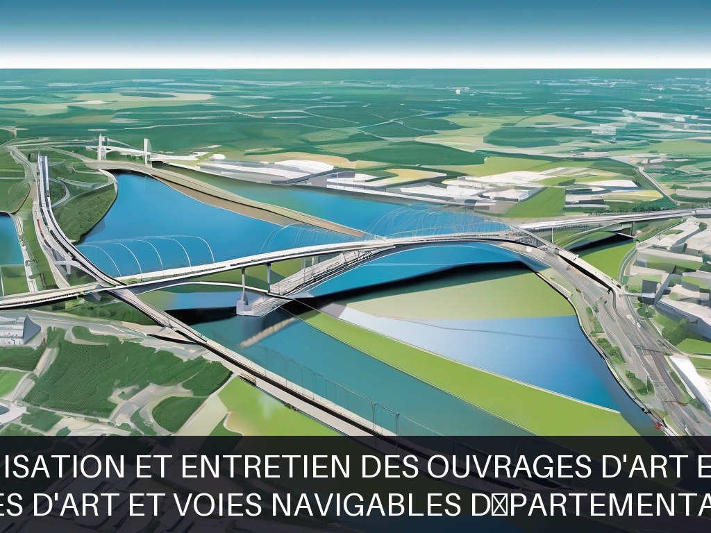 Illustration pour Réseau routier, ouvrages d'art et voies navigables départementales de Loire-Atlantique: Modernisation et entretien des ouvrages d'art et ponts