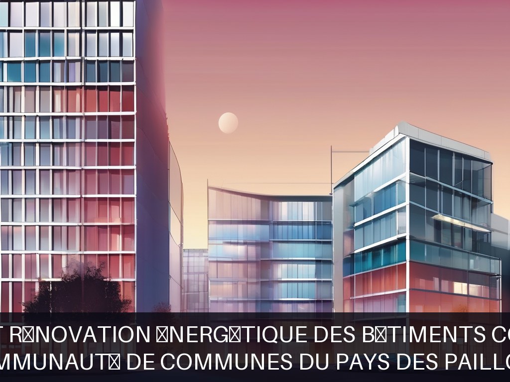 Illustration pour Communauté de Communes du Pays des Paillons: Maintenance et rénovation énergétique des bâtiments communautaires