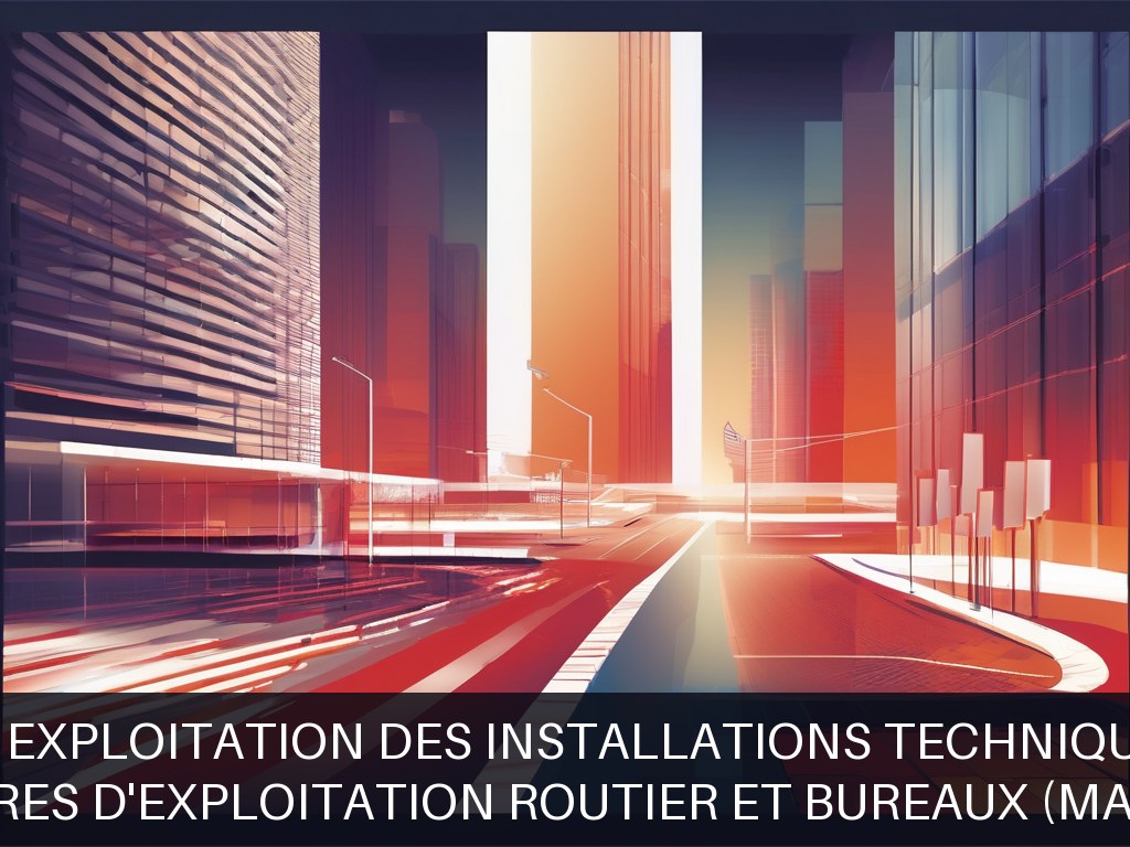 Illustration pour Collèges, centres d'exploitation routier et bureaux (Maisons du Rhône): Maintenance et exploitation des installations techniques des collèges