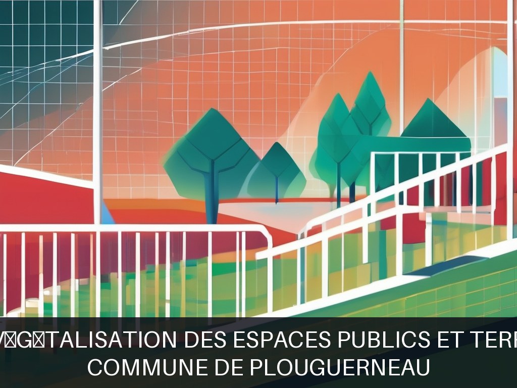 Illustration pour Commune de Plouguerneau: Entretien et végétalisation des espaces publics et terrains sportifs