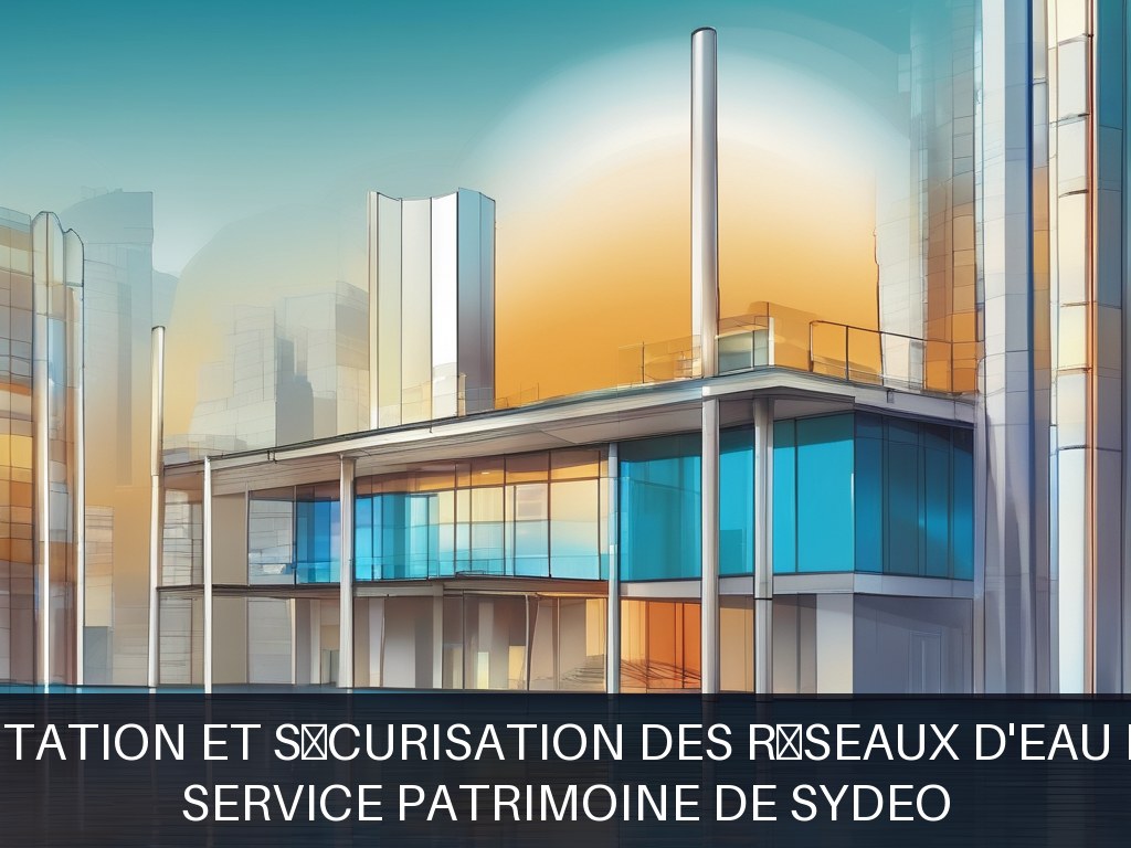 Illustration pour Service Patrimoine de SYDEO: Réhabilitation et sécurisation des réseaux d'eau potable