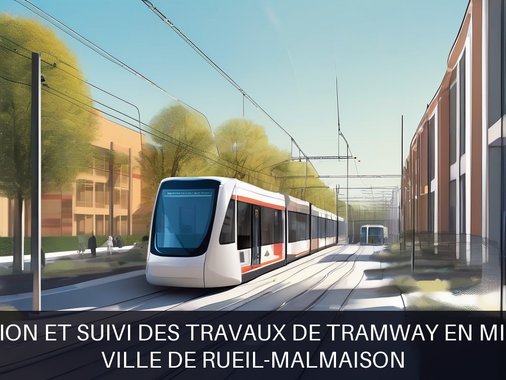 Illustration pour Ville de Rueil-Malmaison: Coordination et suivi des travaux de tramway en milieu urbain
