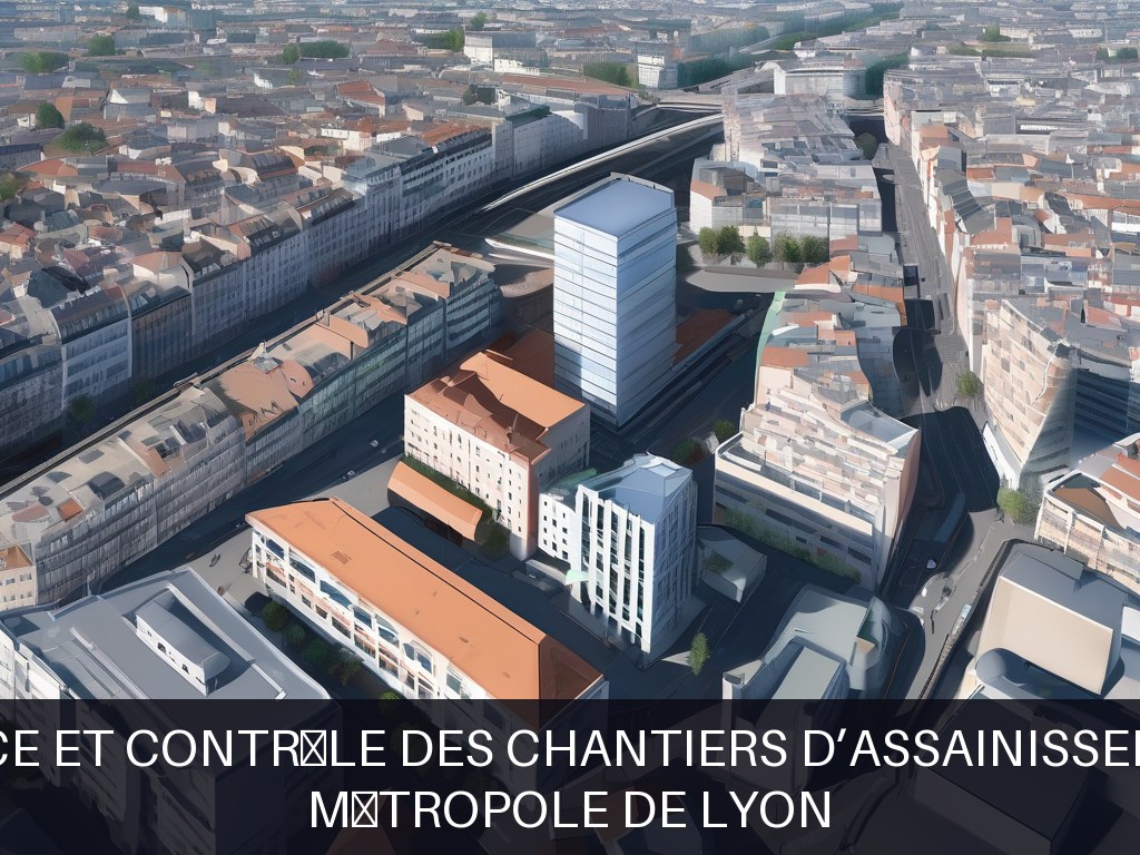 Illustration pour Métropole de Lyon: Surveillance et contrôle des chantiers d’assainissement urbain