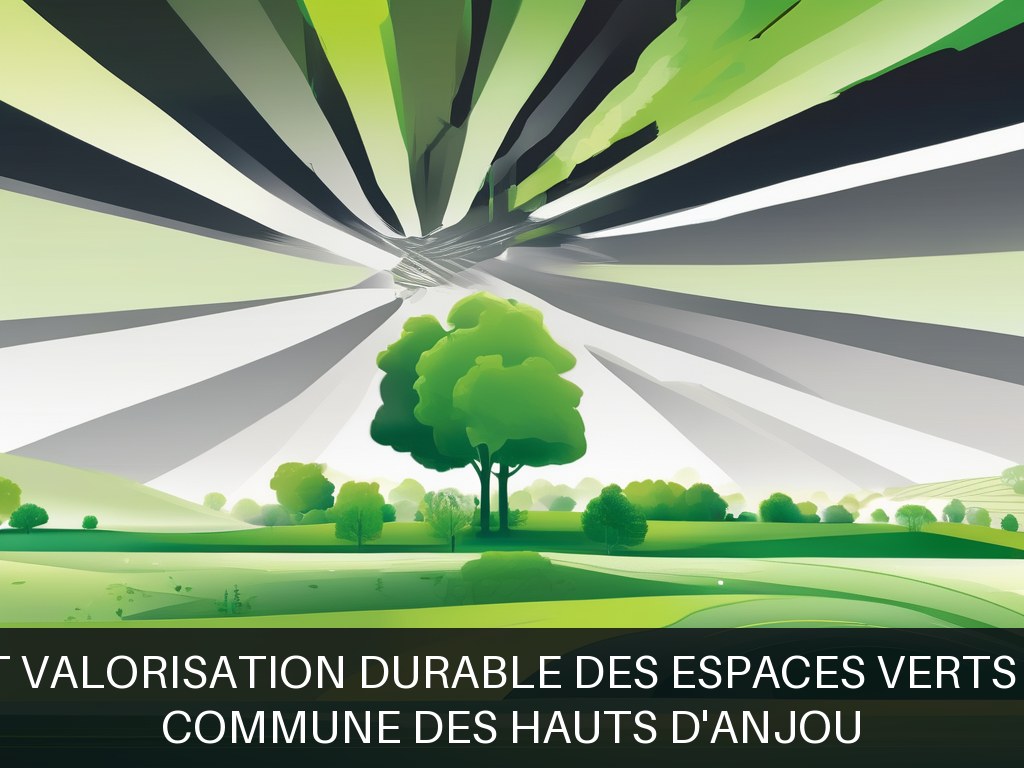 Illustration pour Commune des Hauts d'Anjou: Entretien et valorisation durable des espaces verts communaux