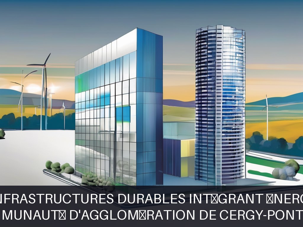 Illustration pour Communauté d'Agglomération de Cergy-Pontoise: Développement d'infrastructures durables intégrant énergies renouvelables