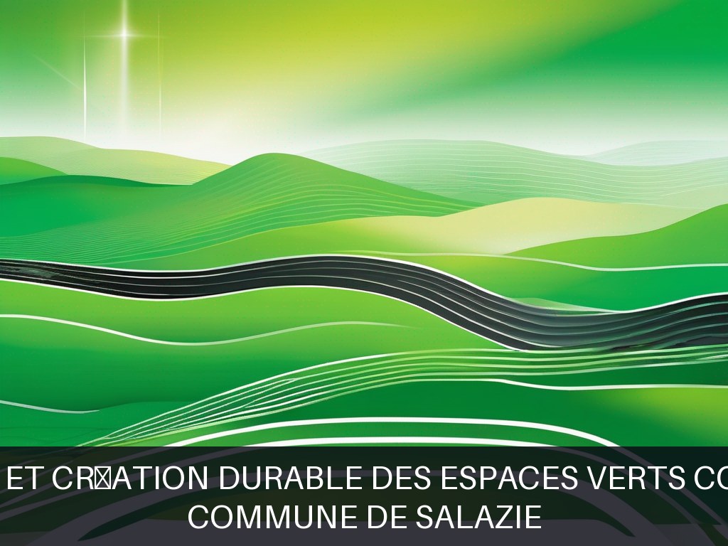 Illustration pour Commune de Salazie: Entretien et création durable des espaces verts communaux