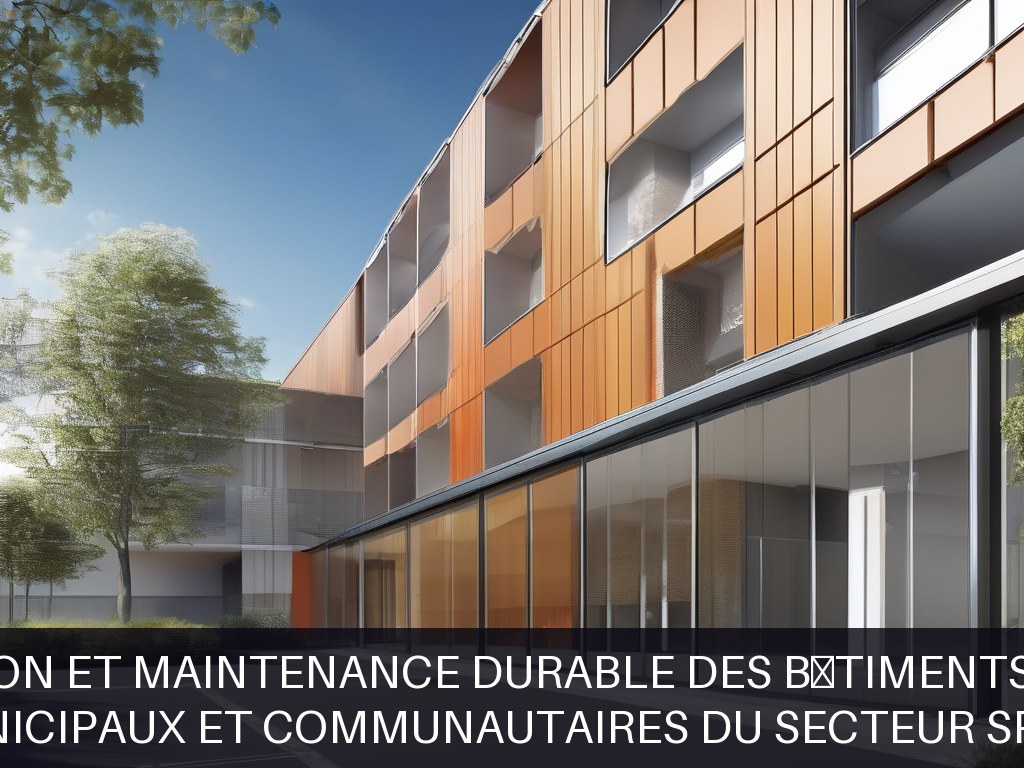 Illustration pour Bâtiments municipaux et communautaires du secteur sportif au Mans: Rénovation et maintenance durable des bâtiments sportifs