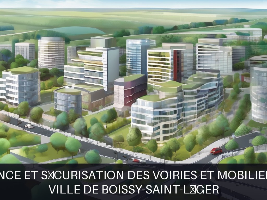 Illustration pour Ville de Boissy-Saint-Léger: Maintenance et sécurisation des voiries et mobiliers urbains