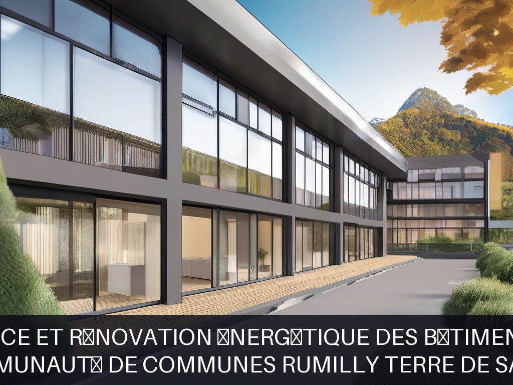Illustration pour Communauté de Communes Rumilly Terre de Savoie: Maintenance et rénovation énergétique des bâtiments publics