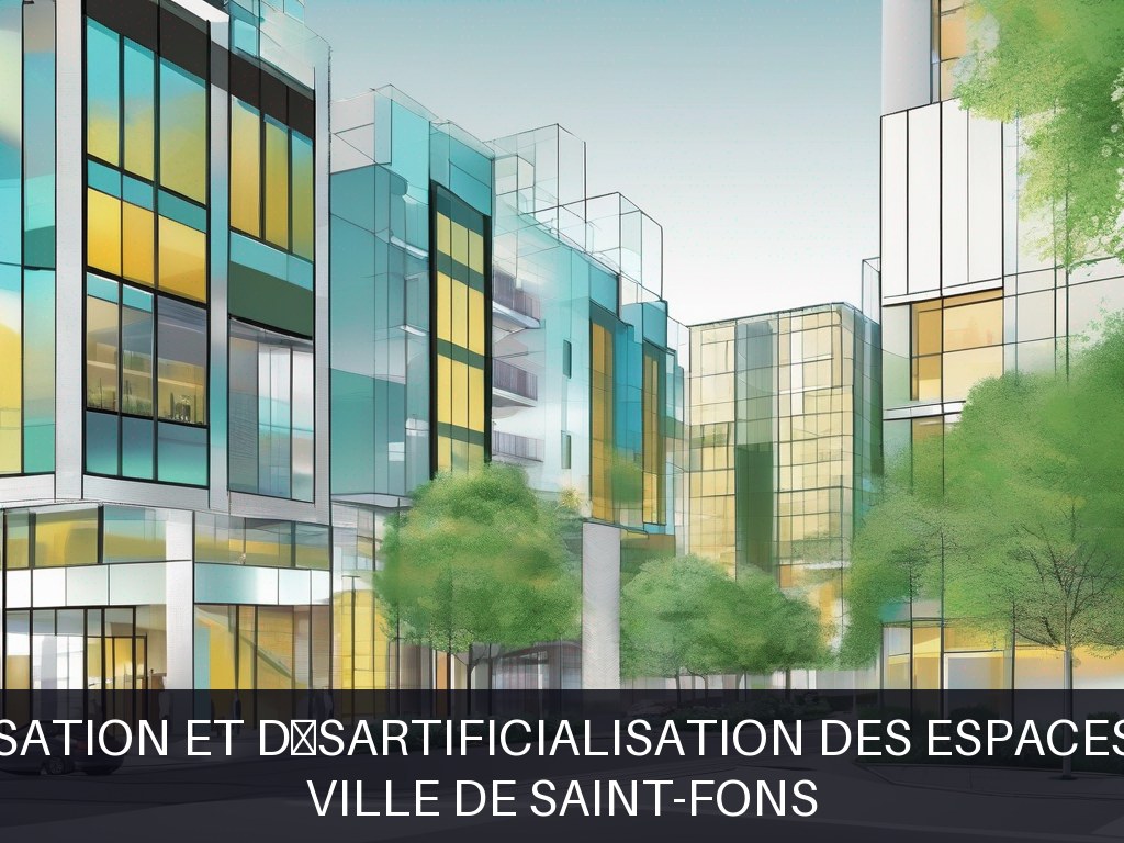 Illustration pour Ville de Saint-Fons: Végétalisation et désartificialisation des espaces urbains (Potentiel à Court Terme)