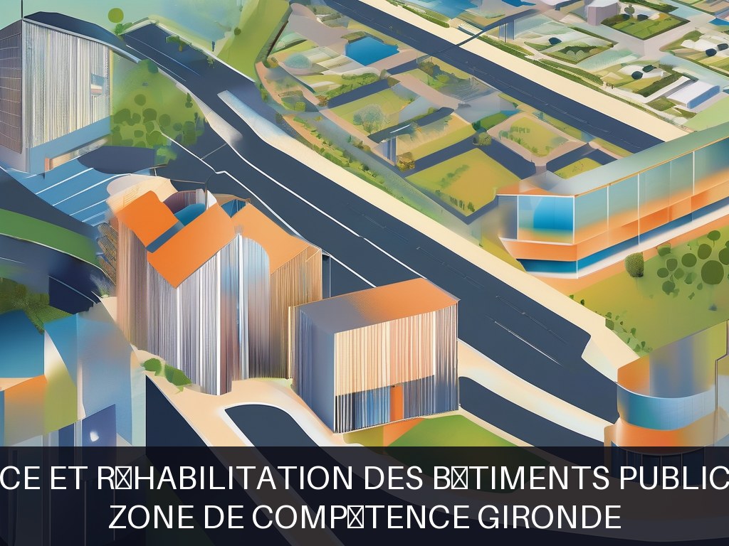 Illustration pour Zone de compétence Gironde: Maintenance et réhabilitation des bâtiments publics sécurisés