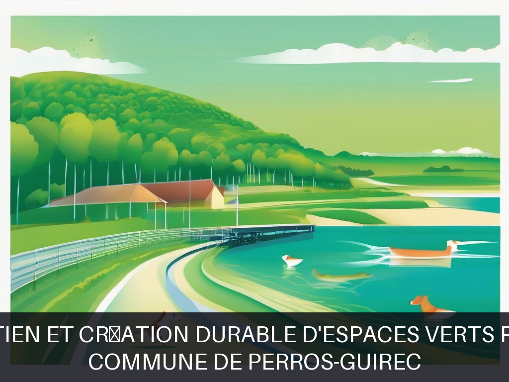 Illustration pour Commune de Perros-Guirec: Entretien et création durable d'espaces verts publics