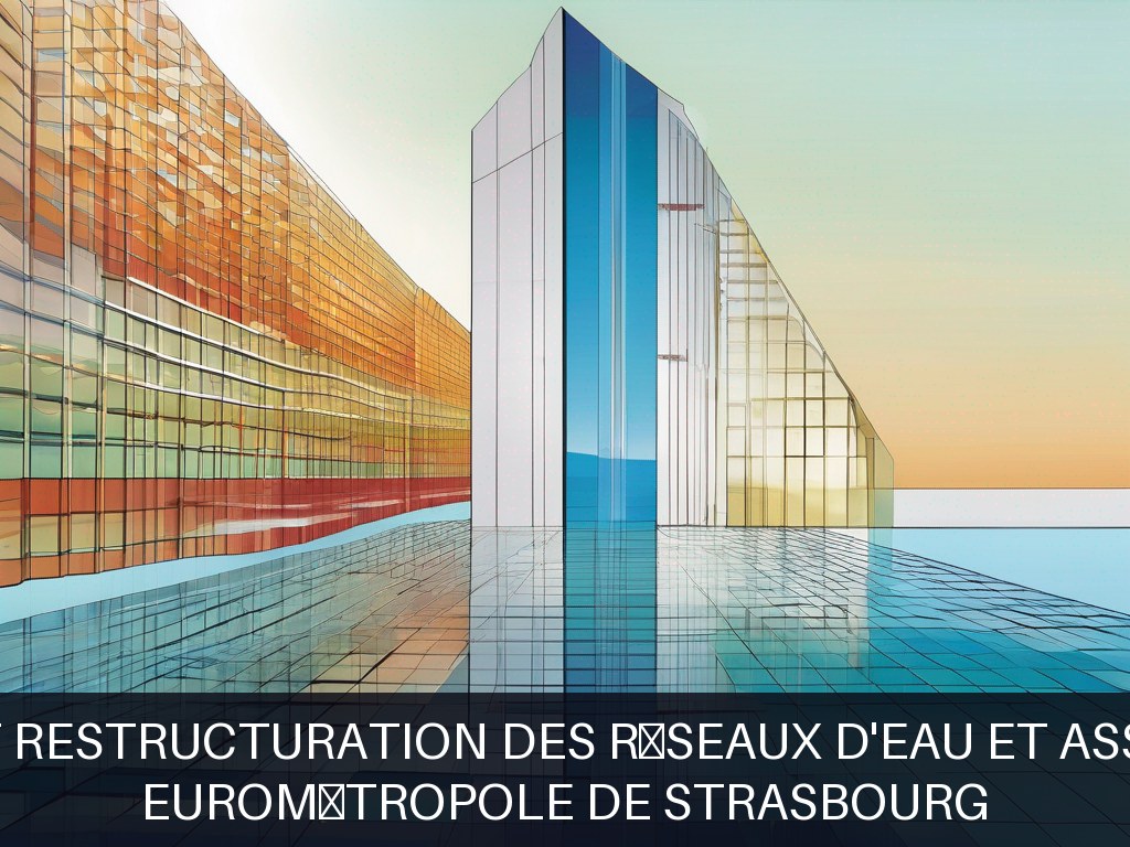 Illustration pour Eurométropole de Strasbourg: Extension et restructuration des réseaux d'eau et assainissement