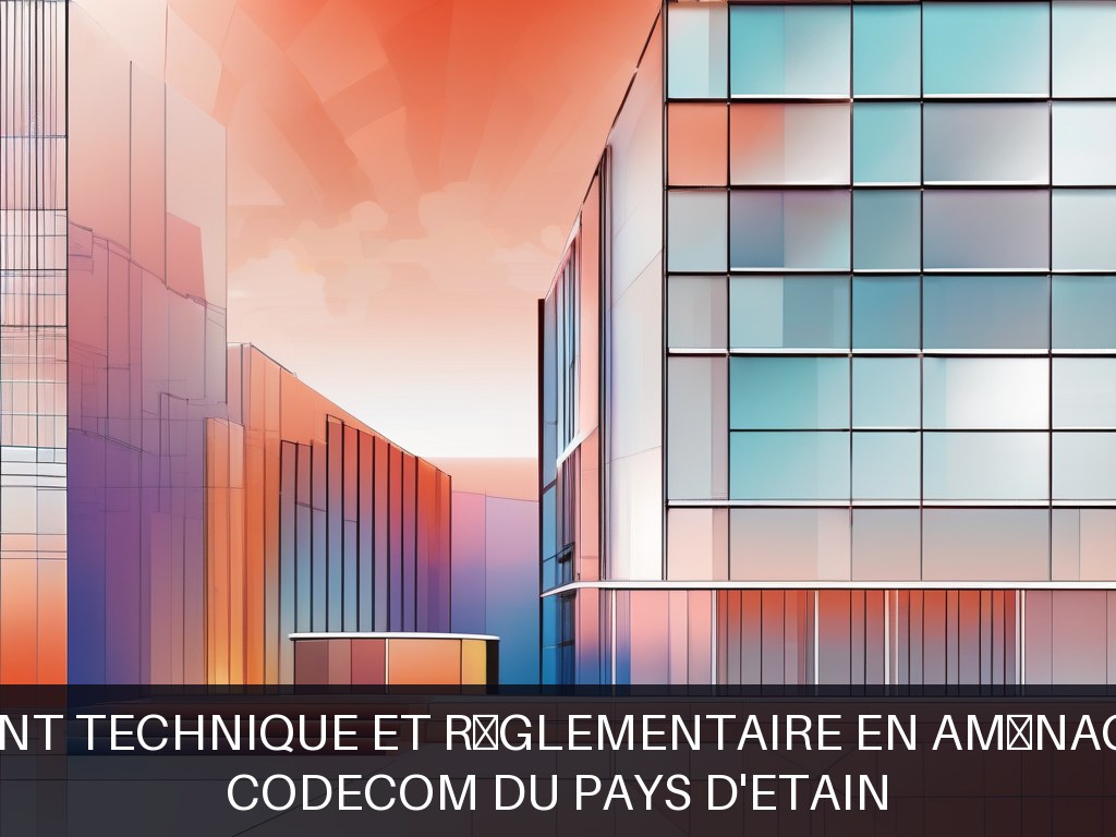 Illustration pour CODECOM du Pays d'Etain: Accompagnement technique et réglementaire en aménagement durable