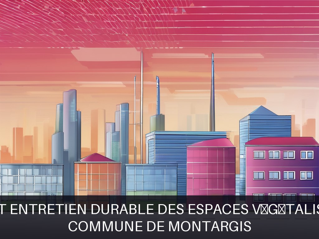 Illustration pour Commune de Montargis: Création et entretien durable des espaces végétalisés urbains