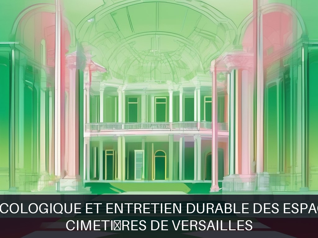 Illustration pour Cimetières de Versailles: Gestion écologique et entretien durable des espaces verts
