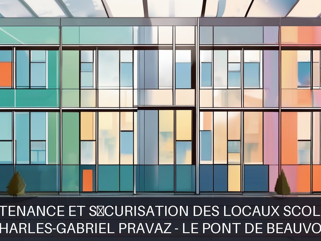 Illustration pour Lycée Charles-Gabriel Pravaz - Le Pont de Beauvoisin (38): Maintenance et sécurisation des locaux scolaires