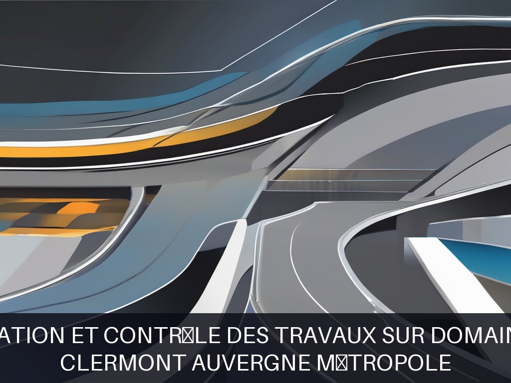 Illustration pour Clermont Auvergne Métropole: Coordination et contrôle des travaux sur domaine public