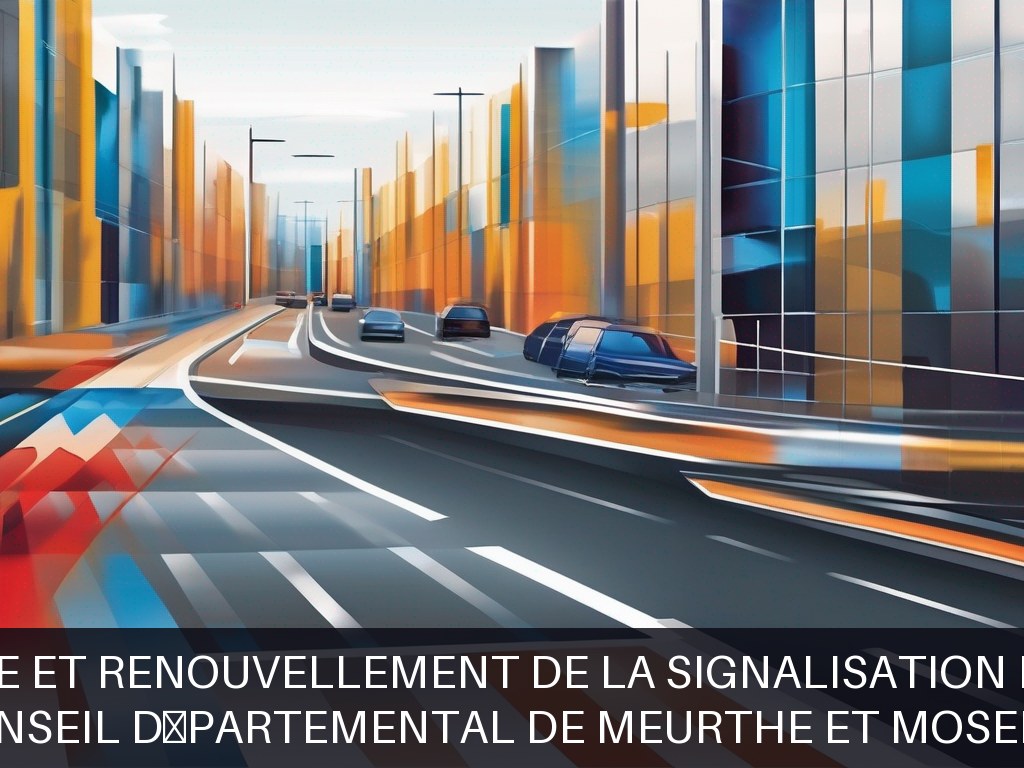 Illustration pour Conseil Départemental de Meurthe et Moselle: Maintenance et renouvellement de la signalisation horizontale