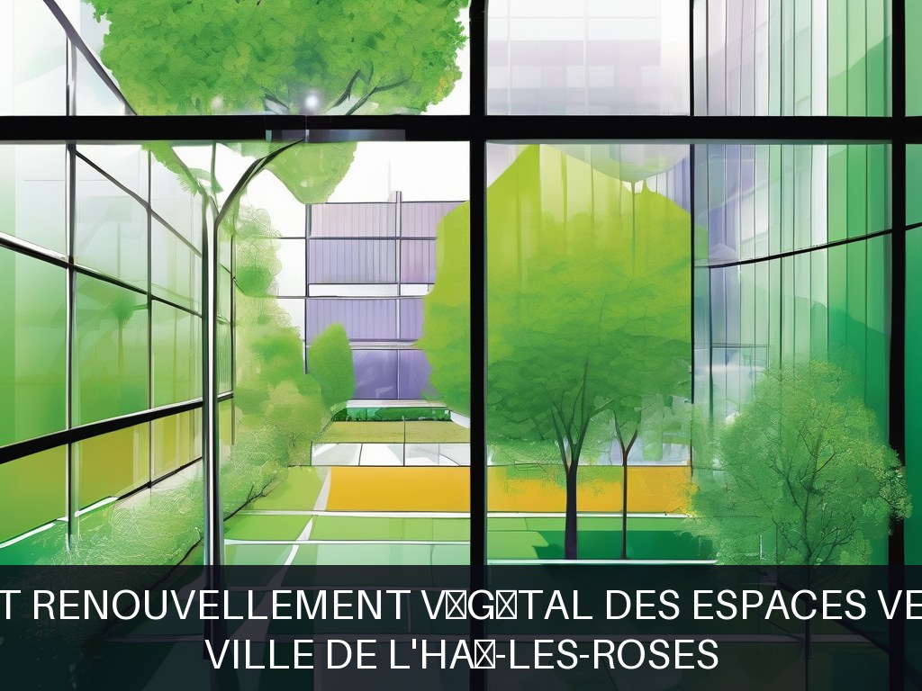 Illustration pour Ville de L'Haÿ-les-Roses: Entretien et renouvellement végétal des espaces verts urbains