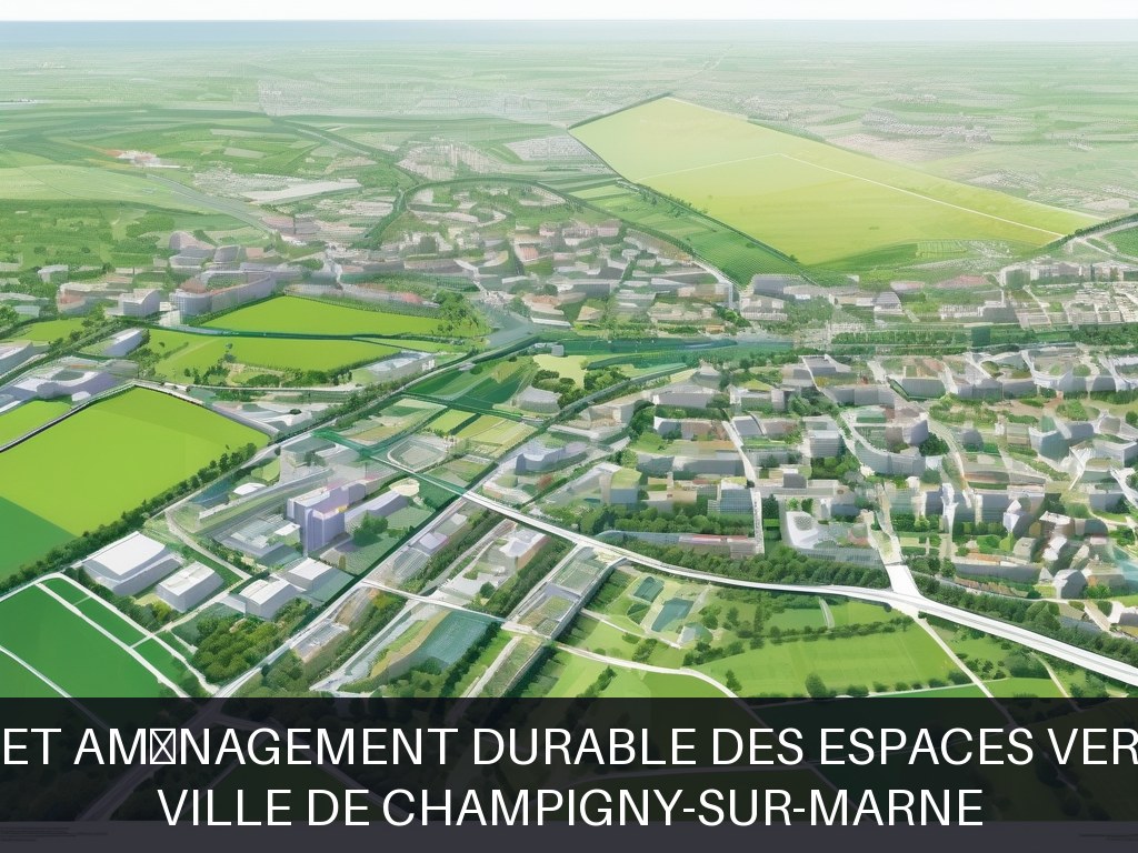 Illustration pour Ville de Champigny-sur-Marne: Entretien et aménagement durable des espaces verts urbains