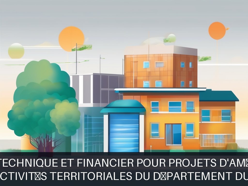 Illustration pour Collectivités territoriales du Département du Nord: Accompagnement technique et financier pour projets d'aménagement durable