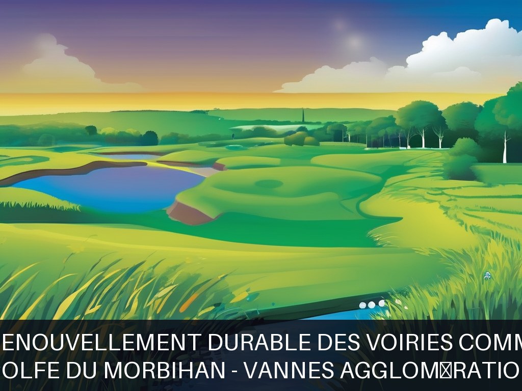 Illustration pour Golfe du Morbihan - Vannes agglomération: Gestion et renouvellement durable des voiries communautaires