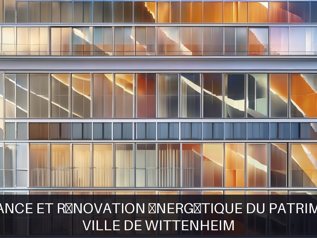 Illustration pour Ville de Wittenheim: Maintenance et rénovation énergétique du patrimoine bâti
