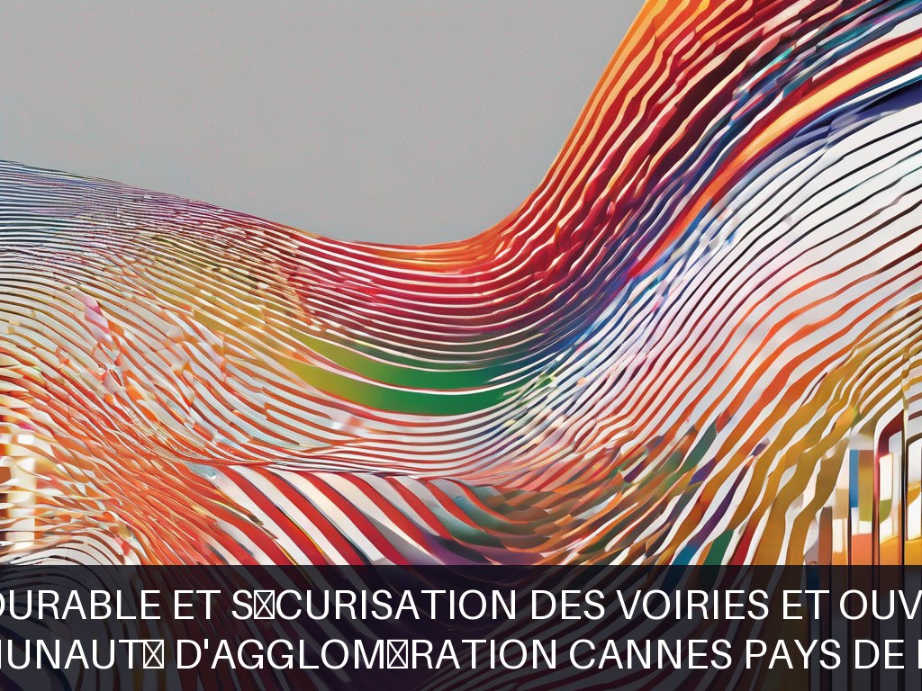 Illustration pour Communauté d'Agglomération Cannes Pays de Lérins: Réfection durable et sécurisation des voiries et ouvrages d'art (Potentiel à Court Terme)