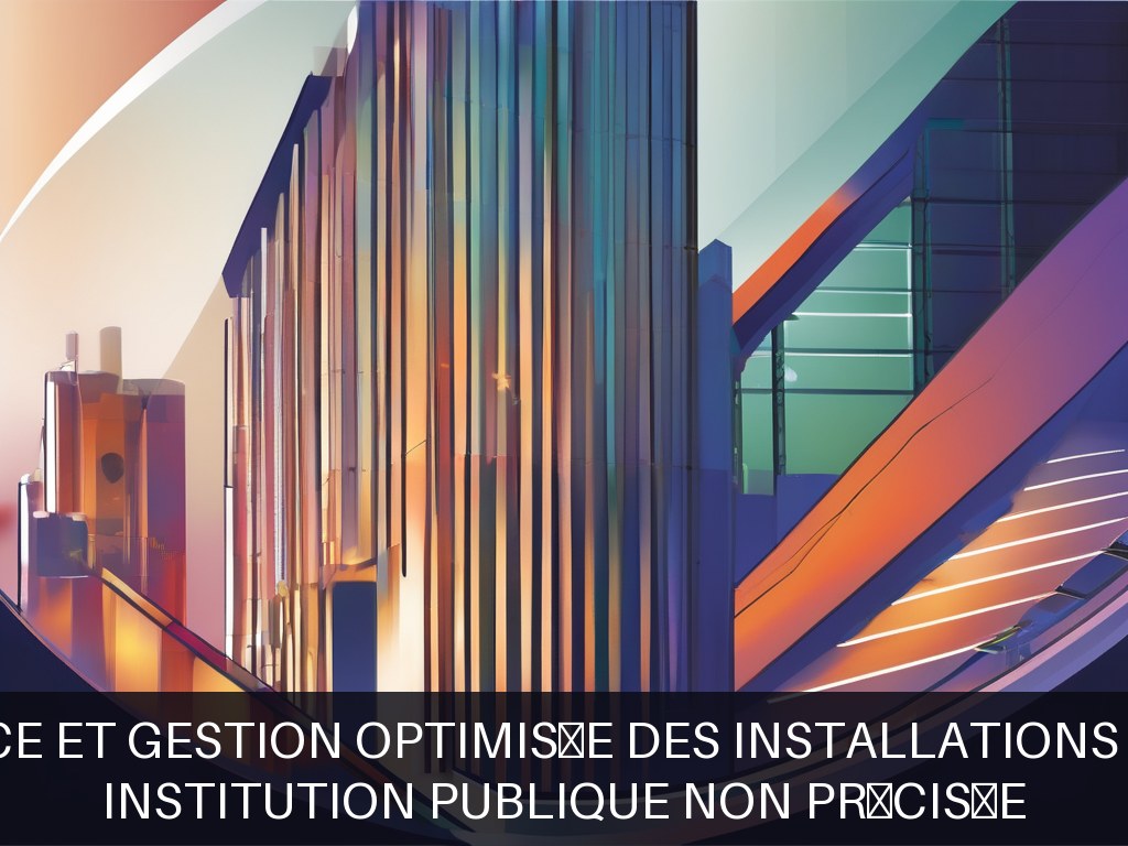 Illustration pour Institution publique non précisée: Maintenance et gestion optimisée des installations techniques