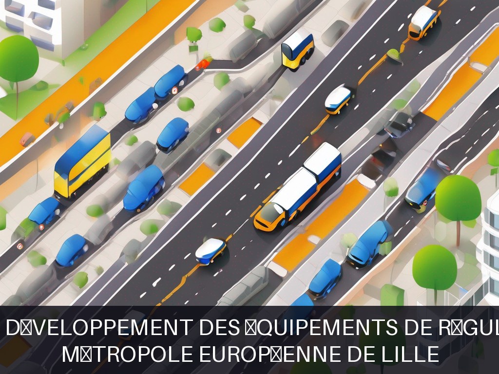 Illustration pour Métropole Européenne de Lille: Maintenance et développement des équipements de régulation du trafic