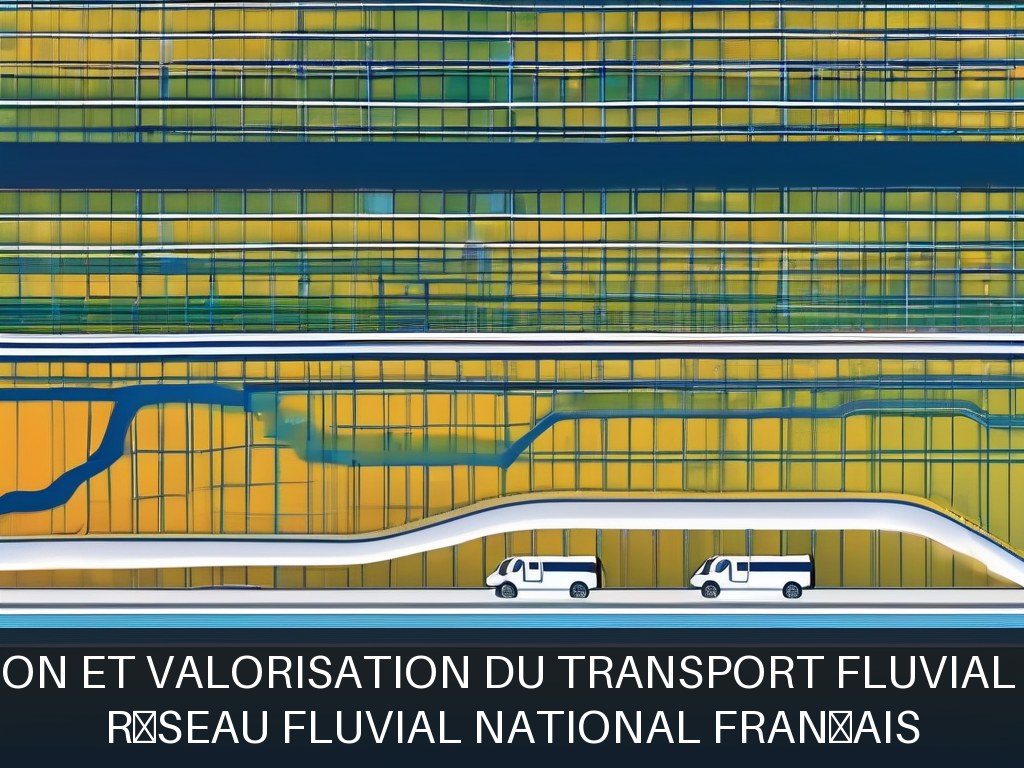 Illustration pour Réseau fluvial national français: Promotion et valorisation du transport fluvial durable