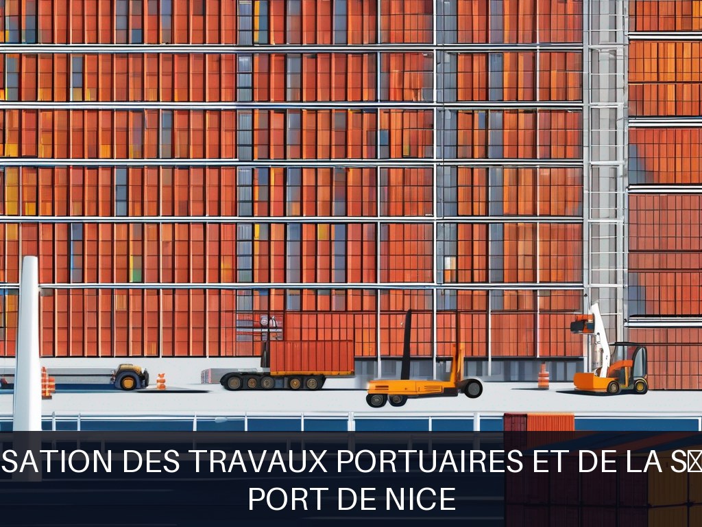 Illustration pour Port de Nice: Optimisation des travaux portuaires et de la sécurité