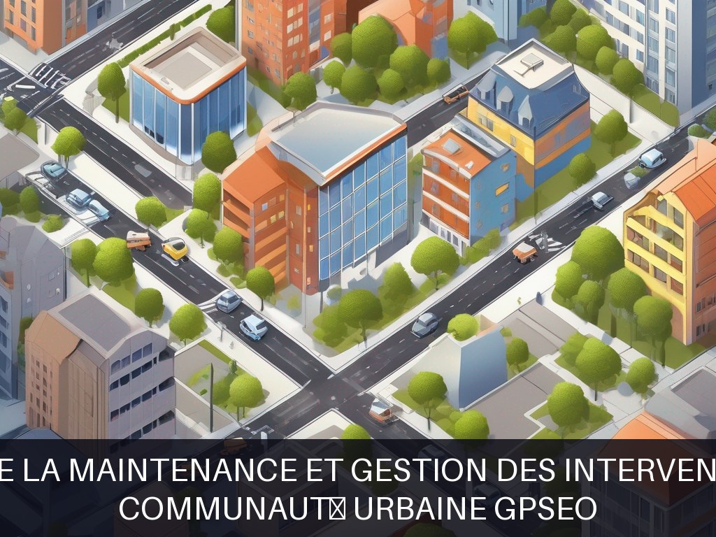 Illustration pour Communauté urbaine GPSEO: Optimisation de la maintenance et gestion des interventions bâtiment