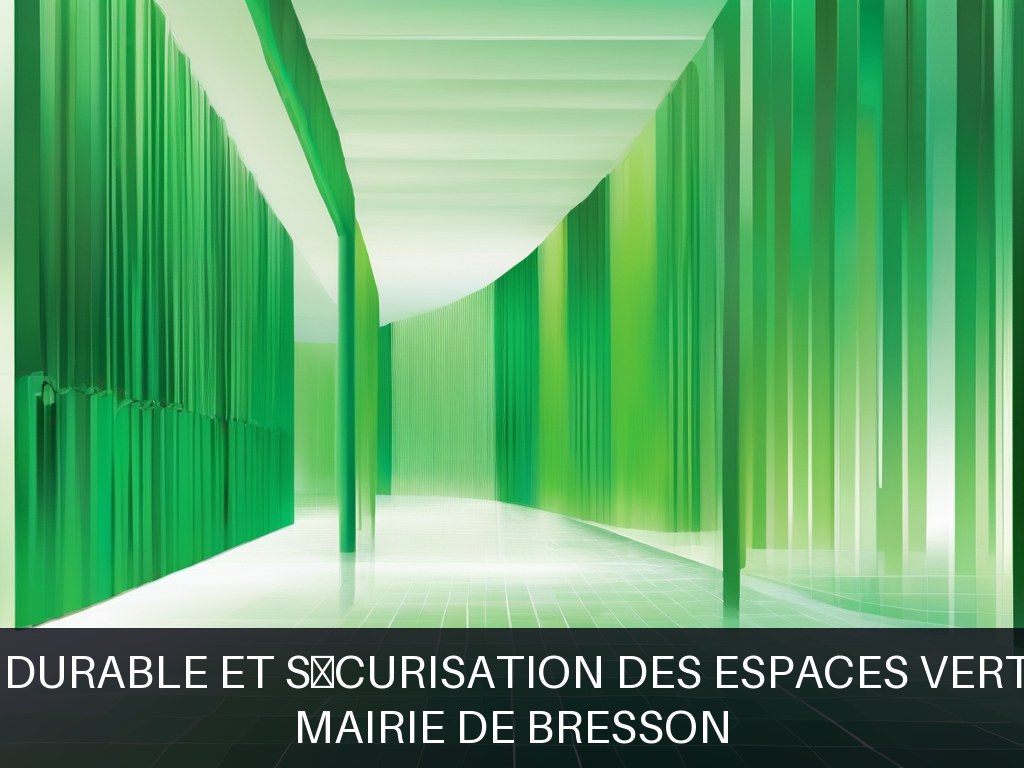 Illustration pour Mairie de Bresson: Entretien durable et sécurisation des espaces verts et voirie