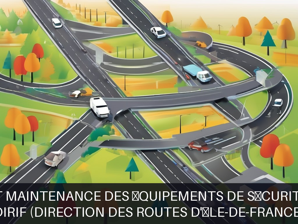 Illustration pour DIRIF (Direction des Routes d'Île-de-France): Gestion et maintenance des équipements de sécurité routière