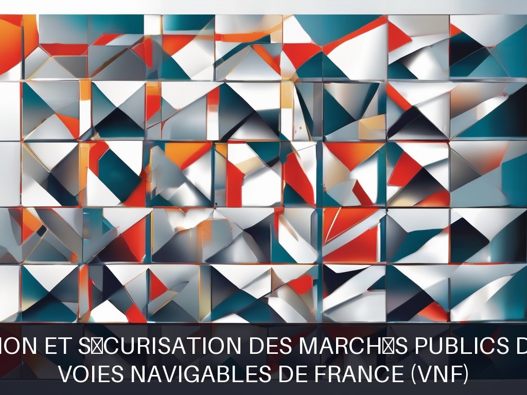 Illustration pour Voies Navigables de France (VNF): Optimisation et sécurisation des marchés publics de travaux